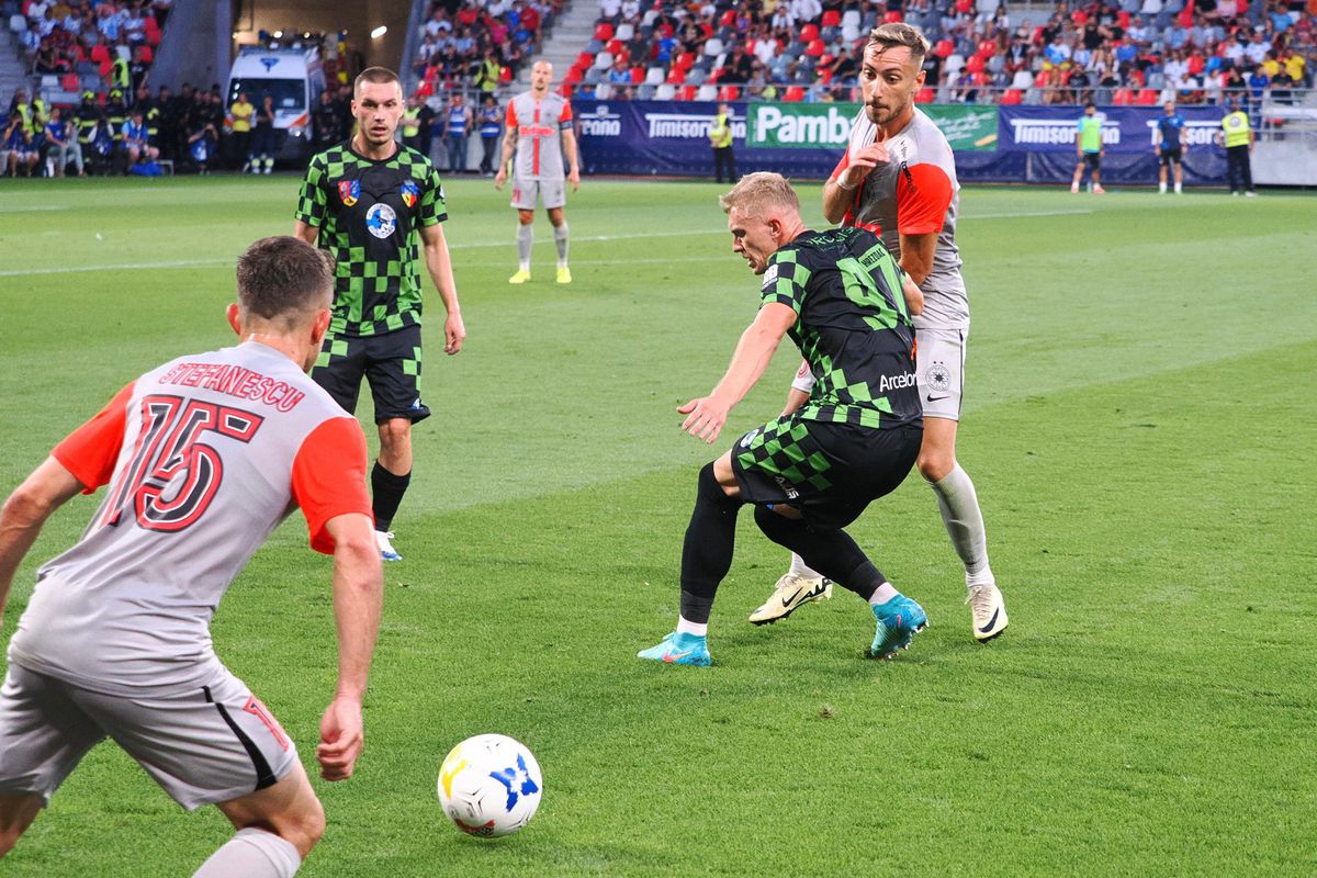 Marius Ștefănescu a marcat la debutul pentru FCSB și are gânduri mari: „Grupele Champions League și titlul”