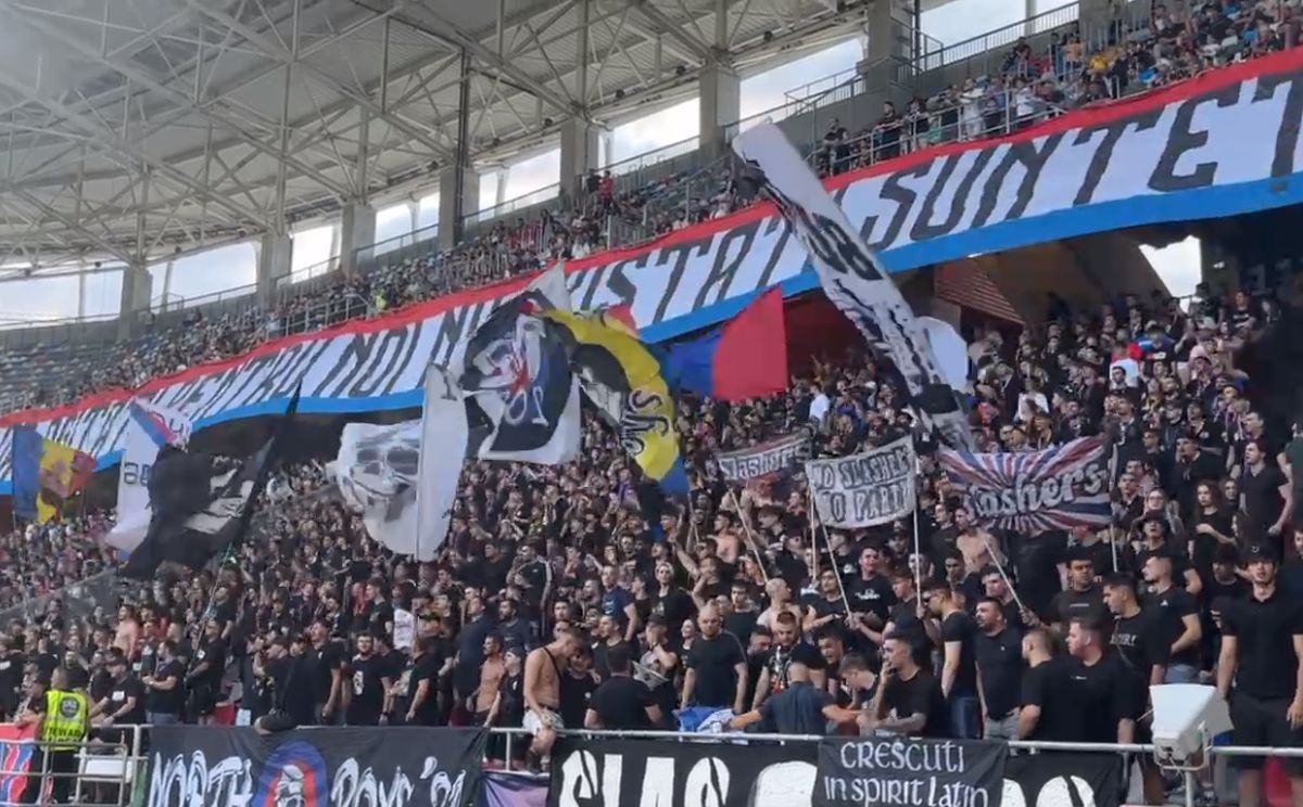 Bătălia galeriilor la FCSB - Corvinul Hunedoara! Peluza Sud versus Peluza Nord, pentru prima oară față în față în Ghencea!