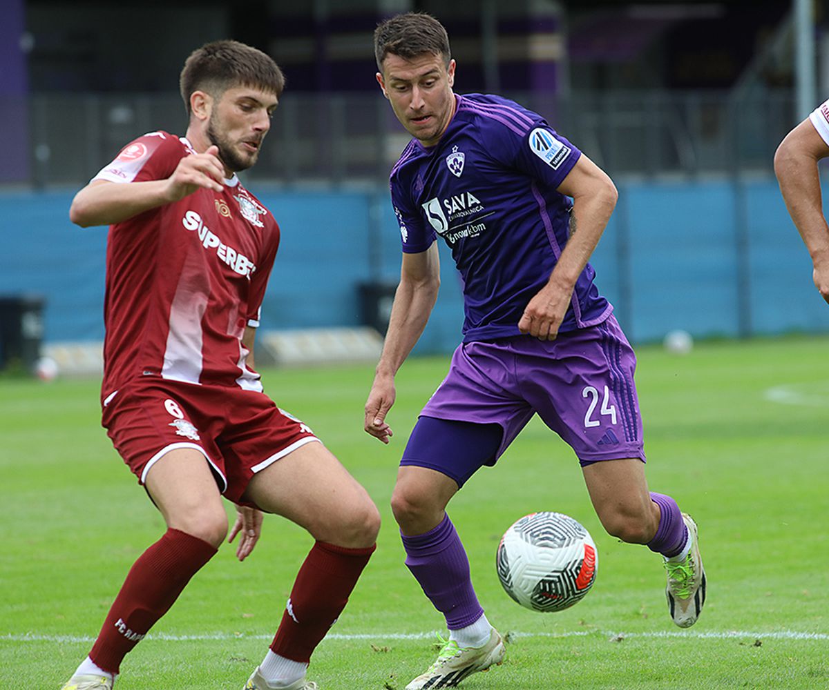 Rapid a făcut instrucție cu Maribor, scor 4-0 / 4 iulie 2021. Foto: Facebook