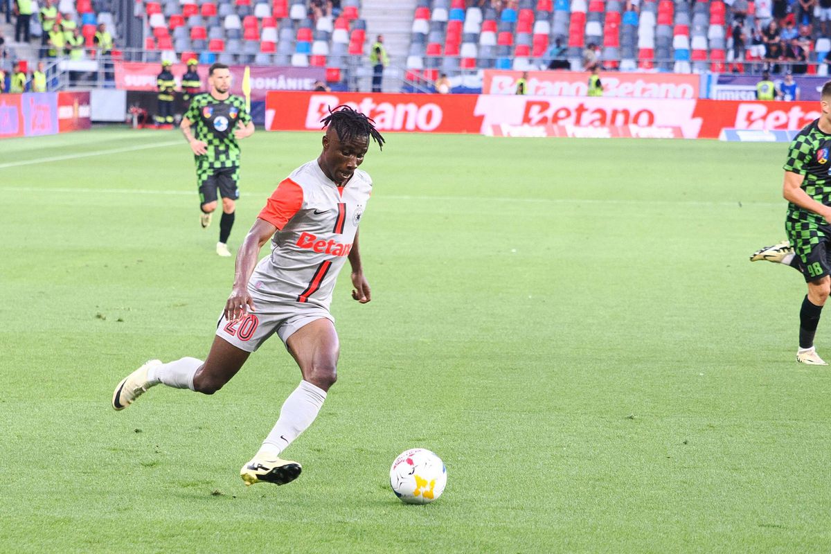 Marius Ștefănescu a marcat la debutul pentru FCSB și are gânduri mari: „Grupele Champions League și titlul”