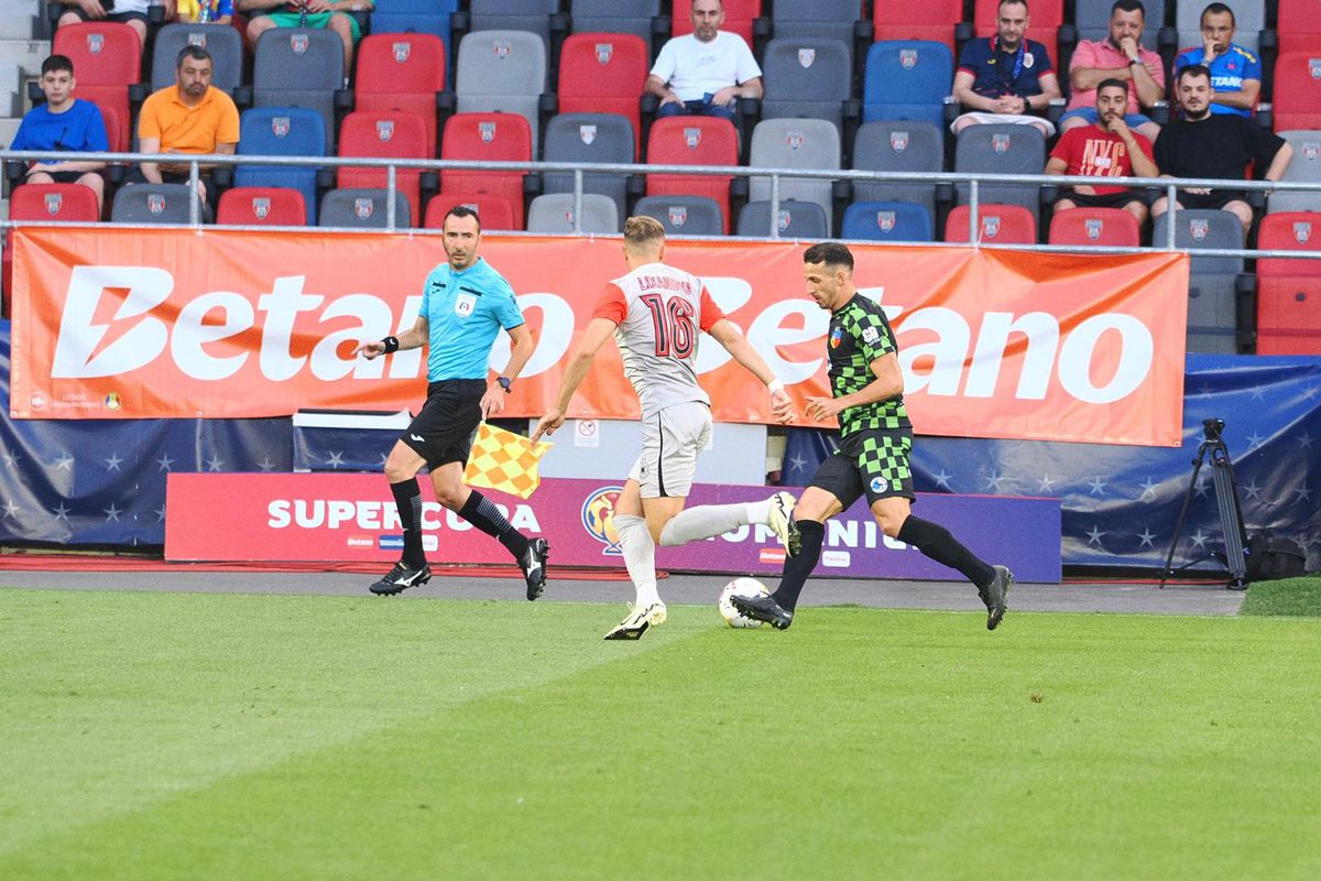 Marius Ștefănescu a marcat la debutul pentru FCSB și are gânduri mari: „Grupele Champions League și titlul”