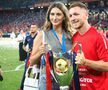 Toate iubitele pe gazon! Imagini de colecție: fotbaliștii celor de la FCSB au sărbătorit alături de partenere triumful din Supercupă » Momente superbe cu familiile lui Pintilii și Charalambous