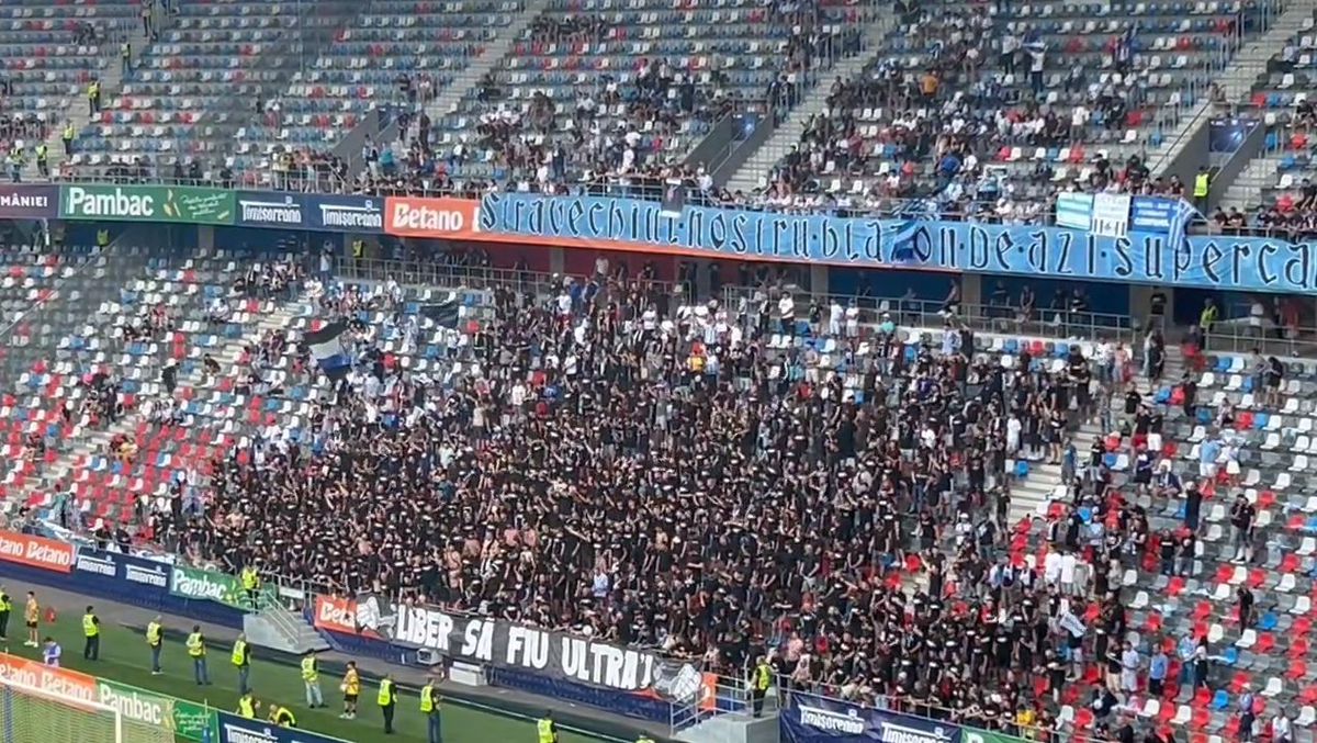 Momente violente în Ghencea! Ultrașii Stelei s-au încăierat cu jandarmii: de unde a pornit totul