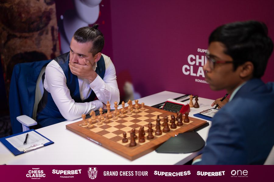 Toate partidele din a șaptea rundă de la Superbet Chess Classic România 2024 s-au încheiat la egalitate