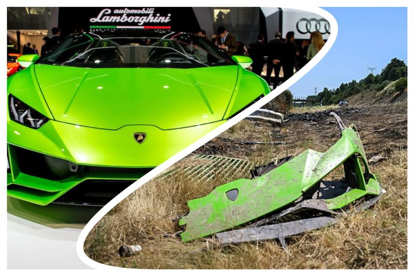 Lamborghini Huracan / Bolidul incendiat al lui Jota