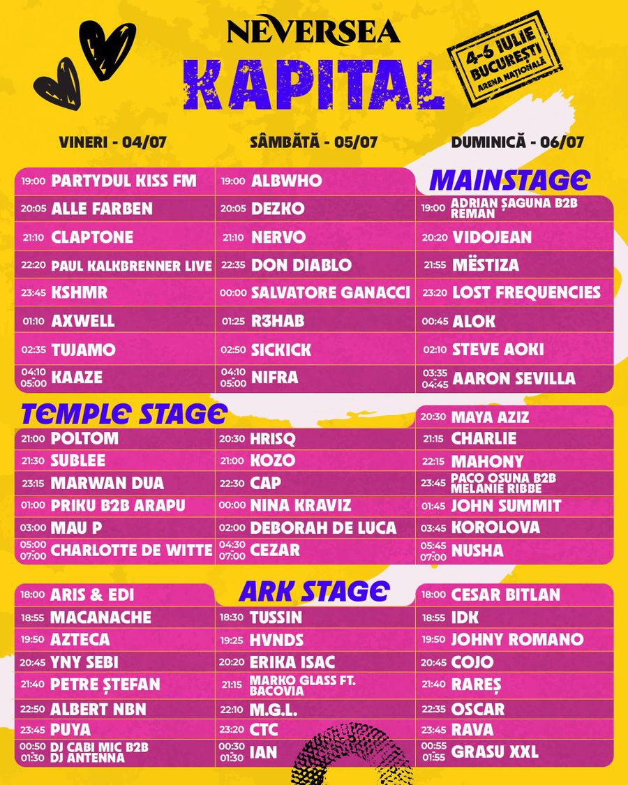 Peste 70.000 de oameni, pe Arena Națională, la Neversea Kapital! Salvatore Ganacci a mixat purtând un tricou cu Gică Hagi, iar Florin Salam a fost surpriza serii