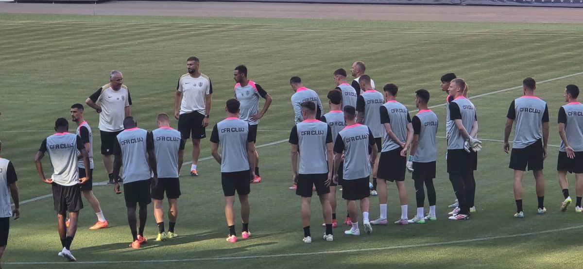 CFR Cluj, antrenament oficial, înaintea Supercupei cu FCSB // 04.07.2025