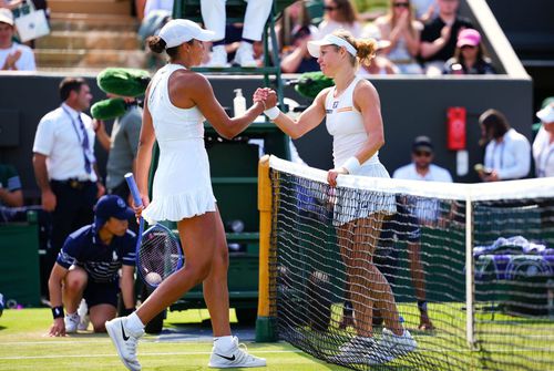 Madison Keys (stânga) și Laura Siegemund (dreapta)/ foto: Imago Images