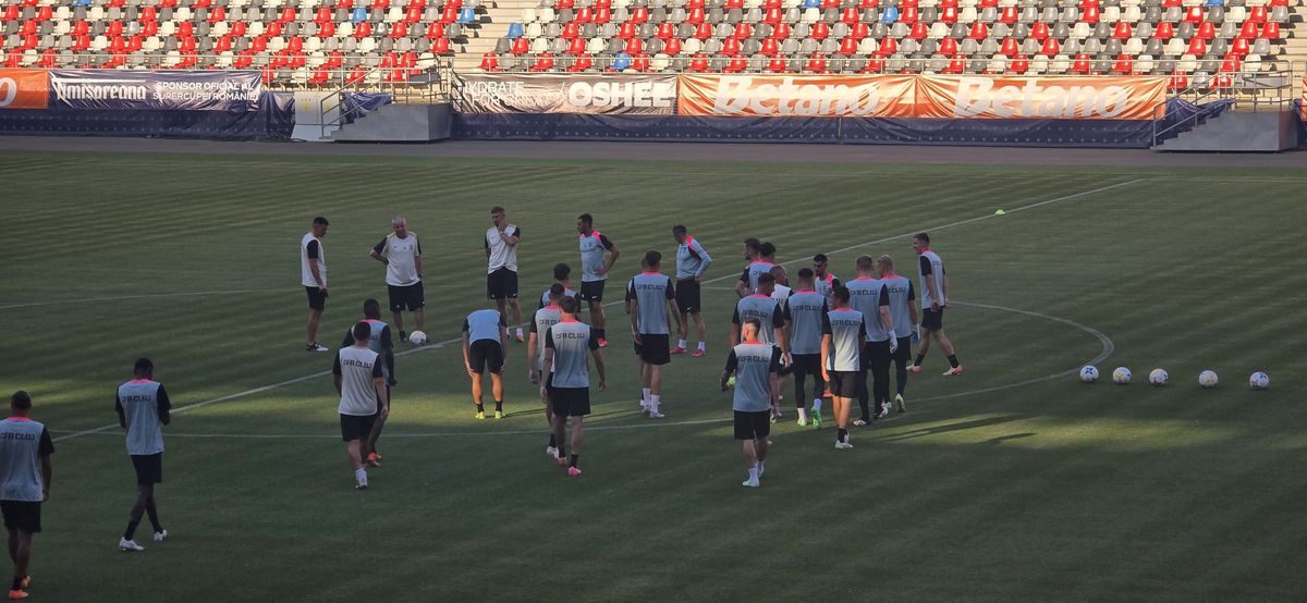 CFR Cluj, antrenament oficial, înaintea Supercupei cu FCSB // 04.07.2025