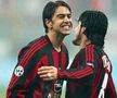 Cu Gennaro Gattuso, fostul coechipier de la Milan, actualul selecționer al Italiei