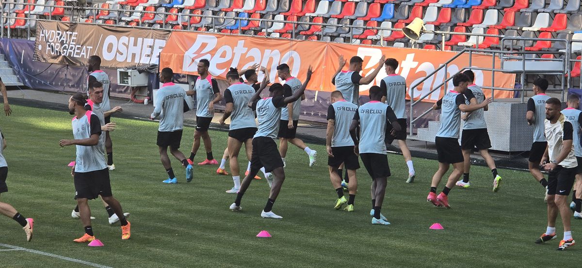 CFR Cluj, antrenament oficial, înaintea Supercupei cu FCSB // 04.07.2025