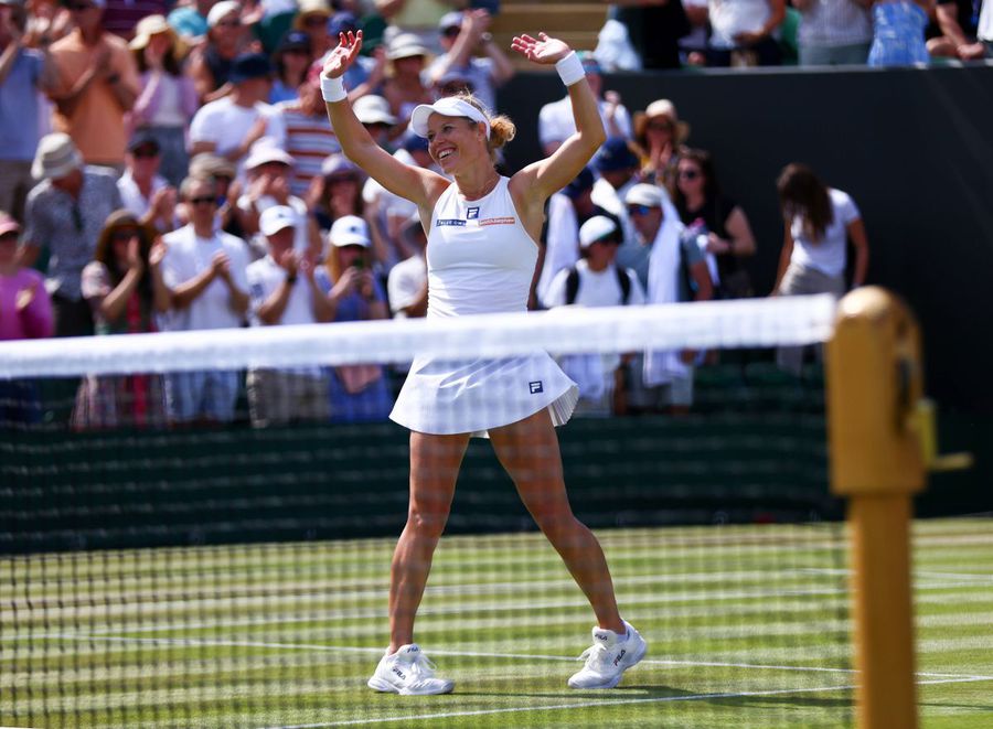 Laura Siegemund, sărbătorind victoria cu Madison Keys / Foto: Imago Images Campioana de la Australian Open, răpusă în turul 3 de la Wimbledon de către veterana de 37 de ani