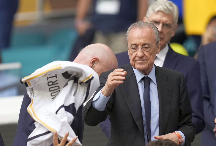 Florentino Perez, președintele lui Real Madrid/ foto: Imago Images Jackpot nemaipomenit pentru titlul mondial » Ce primă vor încasa jucătorii dacă Real Madrid va câștiga trofeul!
