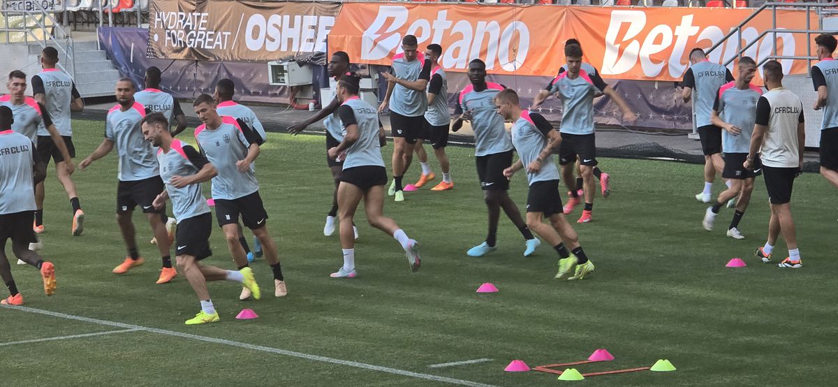 CFR Cluj, DECIMATĂ înaintea Supercupei cu FCSB: cinci absenți importanți + ce l-a șocat pe Dan Petrescu la stadionul „Steaua”