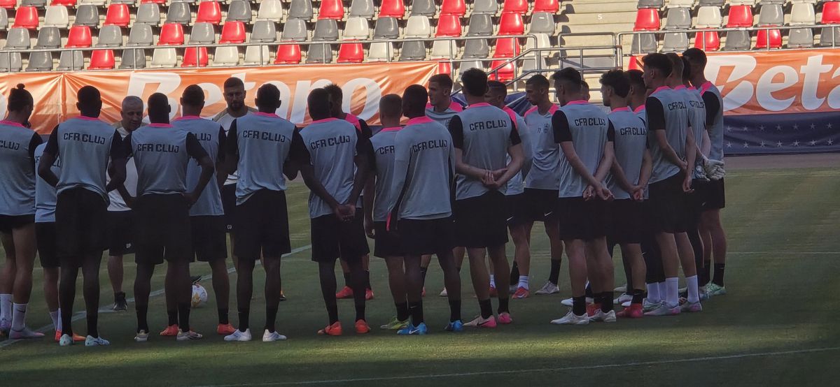 CFR Cluj, antrenament oficial, înaintea Supercupei cu FCSB // 04.07.2025