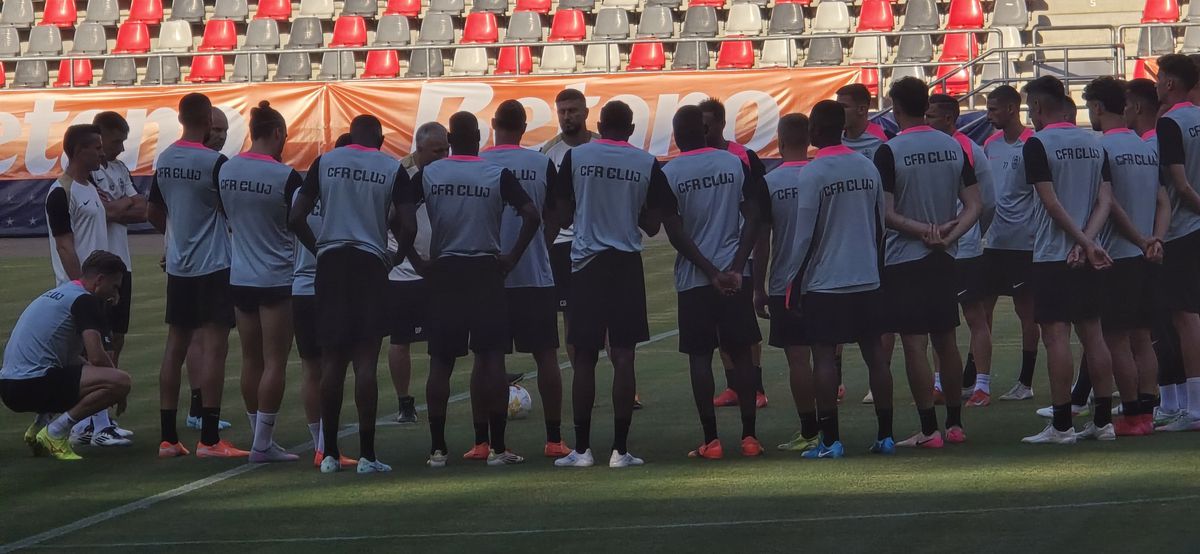 CFR Cluj, DECIMATĂ înaintea Supercupei cu FCSB: cinci absenți importanți + ce l-a șocat pe Dan Petrescu la stadionul „Steaua”