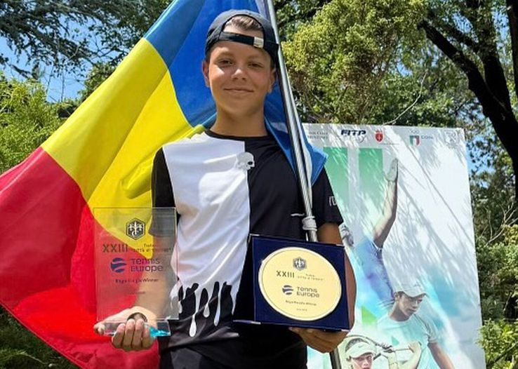 William Văsîi, o speranță a tenisului românesc / Sursă foto: Facebook