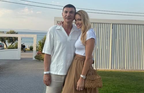 Cristi Borcea și soția sa, Valentina