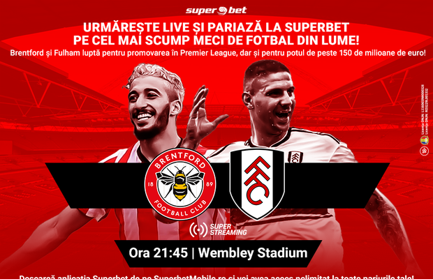 Brentford și Fulham sunt despărțite de 9 kilometri, dar drumul până în Premier League durează cel puțin 90 de minute! Tu pe cine pariezi?