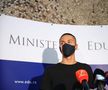 David Popovici la minister - FOTO: Dumitru Angelescu