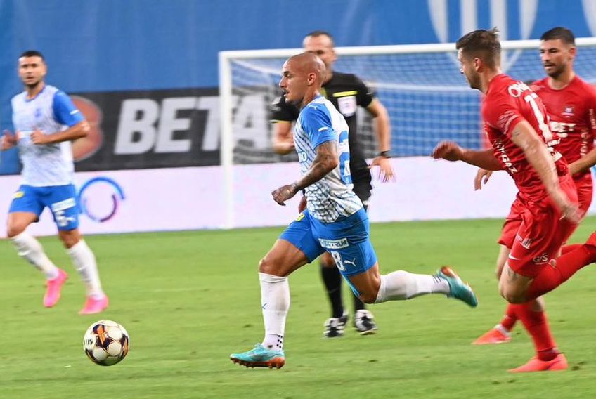 Universitatea Craiova a învins-o pe FC Hermannstadt, scor 1-0, în runda cu numărul 4 a Superligii. Alexandru Mitriță admite că victoria a fost obținută și cu o doză de șansă pe final.