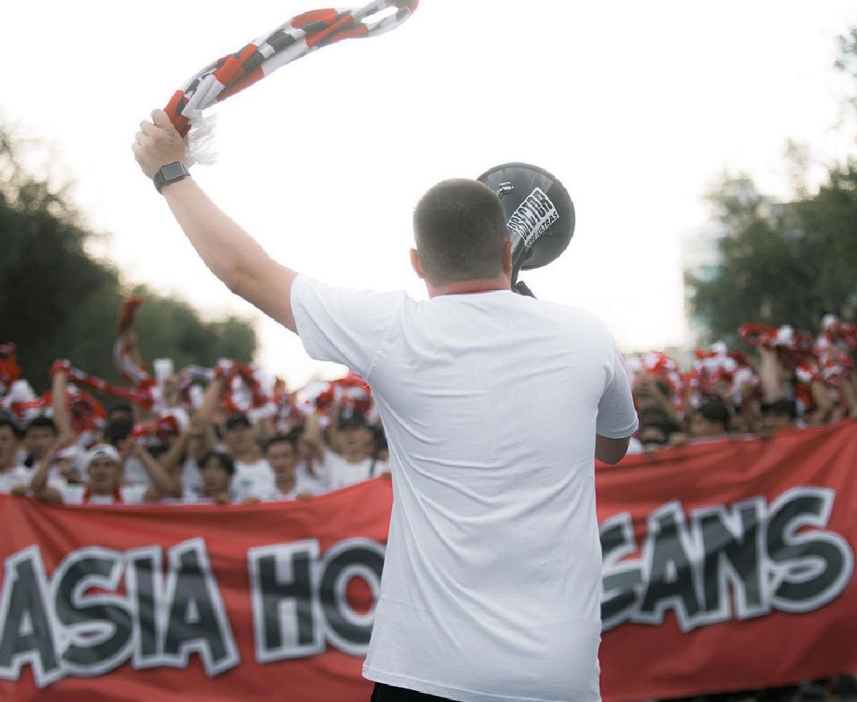 Suporterii lui Aktobe, mereu la înălțime: imagini de la meciul cu Torpedo Kutaisi