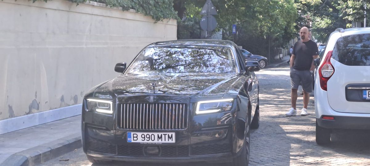 Gigi Becali - Rolls Royce Badge
