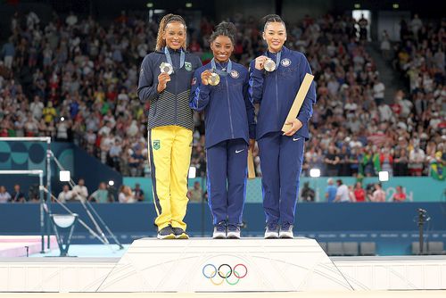 TVR a transmis finala probei feminine de gimnastică individual compus, dar nu și festivitatea de premiere // foto: Guliver/gettyimages