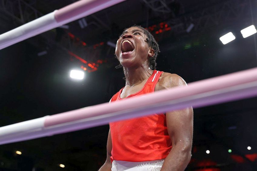 Cindy Ngamba a cucerit prima medalie olimpică din istorie pentru echipa refugiaților! // foto: Guliver/gettyimages