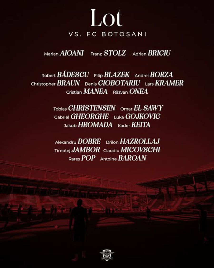 Avem un nou lider în Liga 1 după Rapid - Botoșani » Baroan, noul idol din Giulești!