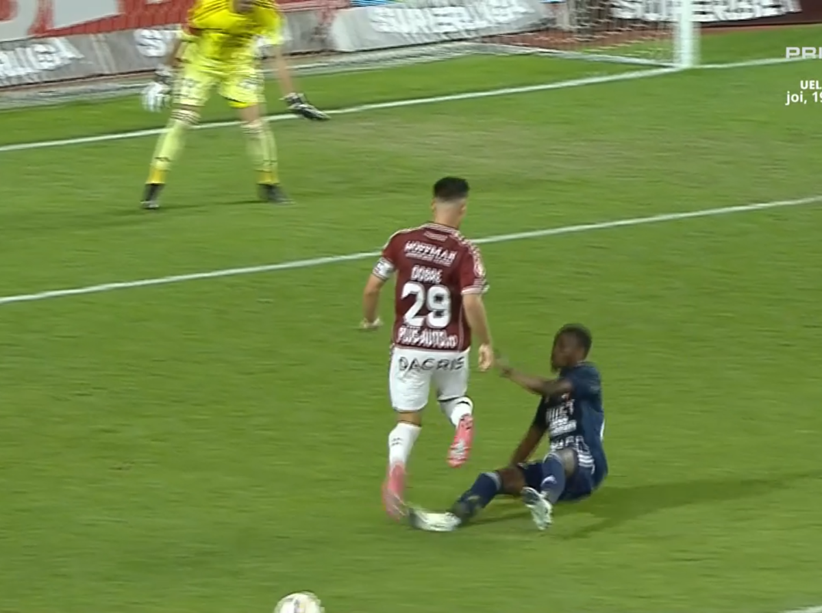 Greșeală mare de arbitraj în Rapid - FC Botoșani » Ce a spus specialistul contactat de GSP