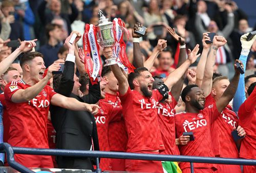 Aberdeen, câștigătoarea Cupei Scoției, poate juca cu FCSB în play-off-ul Europa League/ foto: Imago Images