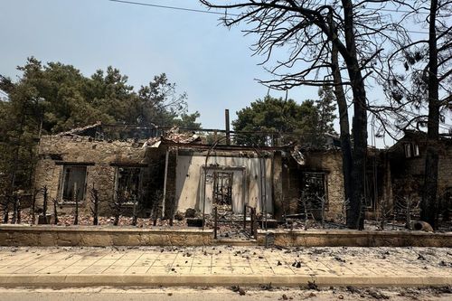 Casa familiei lui Marques Townes/Foto: X (Marques Townes)