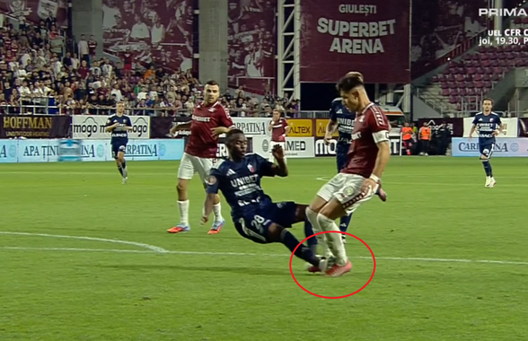 Greșeală mare de arbitraj în Rapid - FC Botoșani » Ce a spus specialistul contactat de GSP