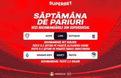 Săptămâna de pariuri începe în SuperSocial! Vezi recomandările lui SuperGigi