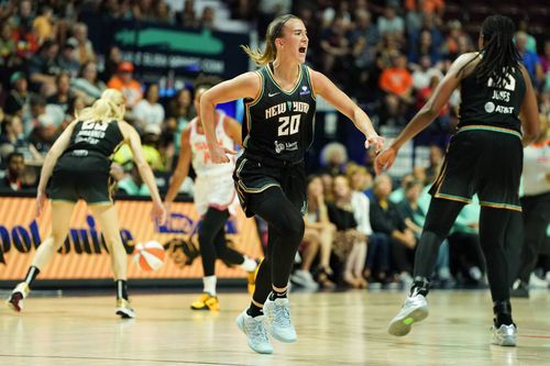 Sabrina Ionescu, prestație excelentă în fața lui Connecticut Sun/Foto: Imago Images