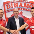 De la stânga la dreapta: Alexander David Gonzalez, Rufo Collado și Ismael Lopez Blanco // Sursă foto: https://www.facebook.com/FCDinamoOfficial