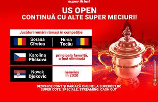 Super spectacolul de la US Open continuă! Doi români din șase au rămas în competiție