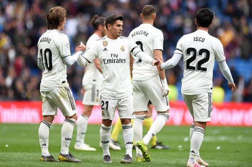 Brahim Diaz (al doilea de la stânga la dreapta), Real Madrid // foto: Guliver/gettyimages