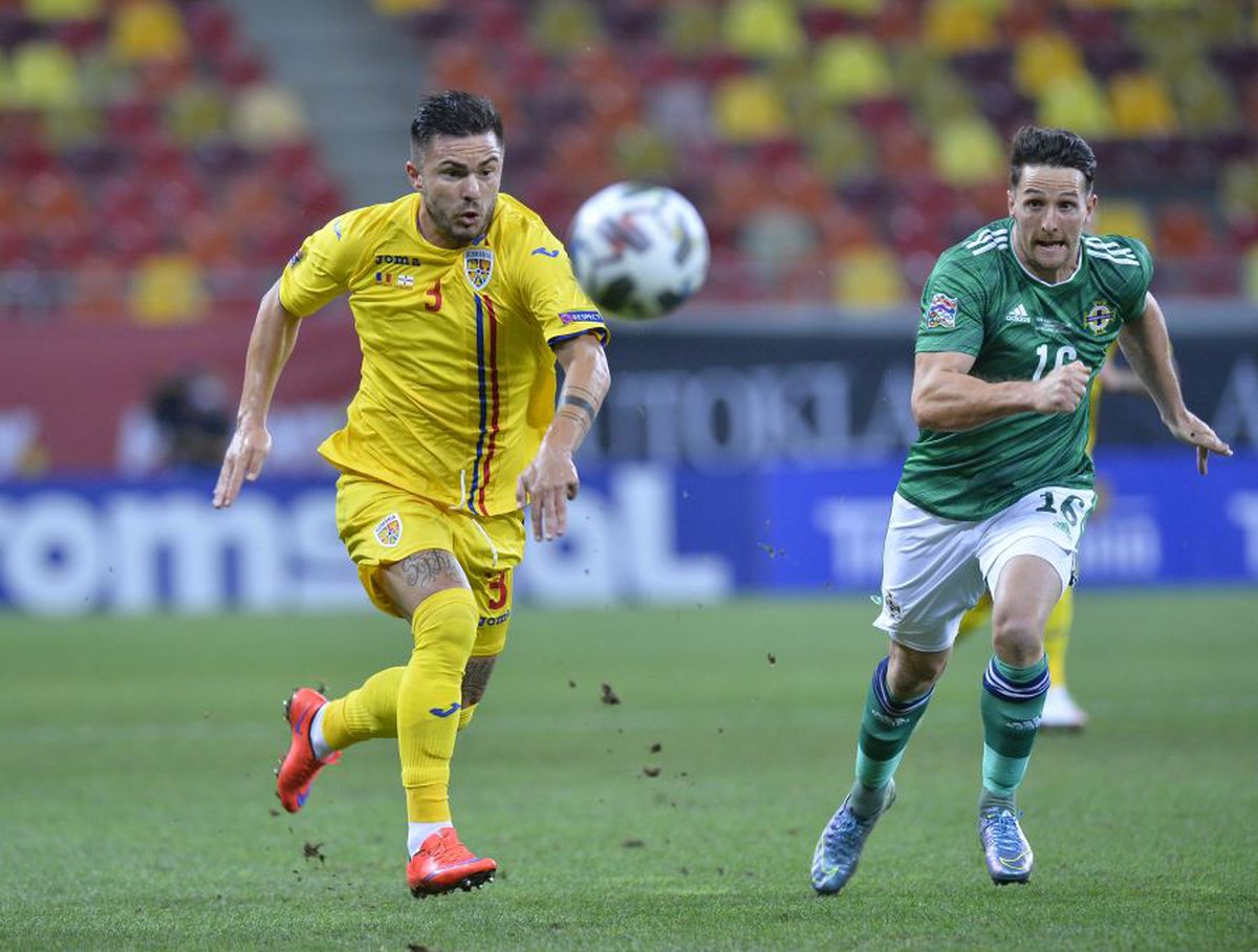 ROMÂNIA - IRLANDA DE NORD 1-1. Un „tricolor”, acuzat de o legendă a nord-irlandezilor: „Se prăbușește de parcă ar fi făcut bucăți”