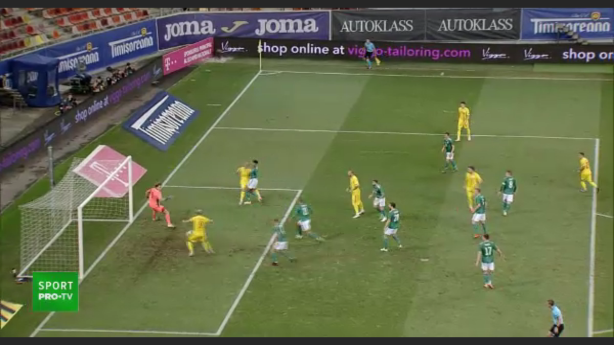 ROMÂNIA - IRLANDA DE NORD 1-1. Note GSP: Pușcaș, cel mai bun! Nistor și Ianis Hagi, dezamăgitori