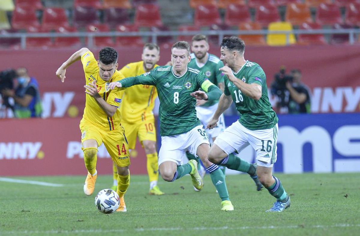 ROMÂNIA - IRLANDA DE NORD 1-1. Note GSP: Pușcaș, cel mai bun! Nistor și Ianis Hagi, dezamăgitori