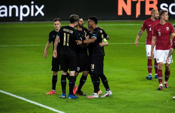 Norvegia - Austria 1-2 » Pericol! Victorie ușoară la Oslo pentru viitoarea adversară a României în Liga Națiunilor