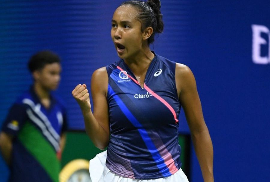 Leylah Fernandez / Sursă foto: Twitter US Open Naomi Osaka, eliminată de o puștoaică de 18 ani la US Open