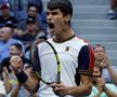Carlos Alcaraz l-a învins pe Stefanos Tsitsipas / Sursă foto: Twitter US Open