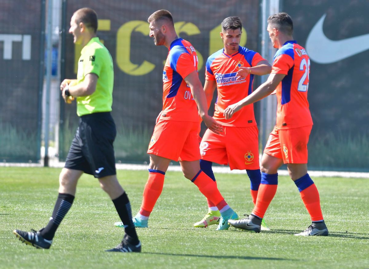 Claudiu Keșeru și Vali Gheorghe, la primul meci în tricoul lui FCSB » Debut perfect pentru noile transferuri ale roș-albaștrilor