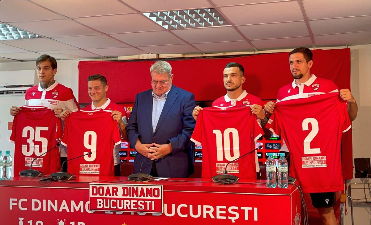 Dinamo și-a prezentat transferurile ca în vremurile bune: „Nu ne oprim aici! El va fi dirijorul” + primele reacții ale jucătorilor: „Noi avem nevoie de Dinamo, nu invers”