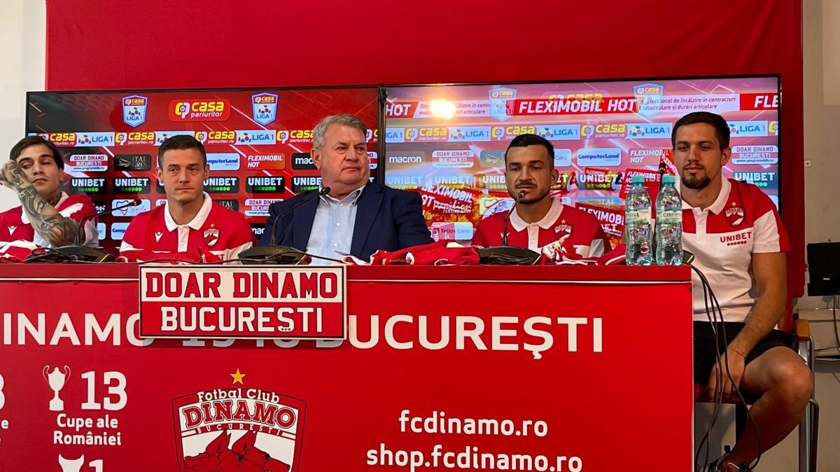 Dinamo și-a prezentat transferurile ca în vremurile bune: „Nu ne oprim aici! El va fi dirijorul” + primele reacții ale jucătorilor: „Noi avem nevoie de Dinamo, nu invers”