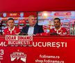 Constantin Nica, în dreapta, prezentat la Dinamo în septembrie 2021 / Sursă foto: Arhivă GSP