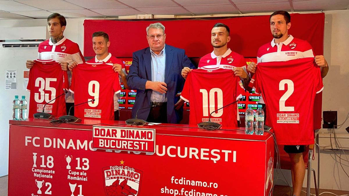 Dinamo și-a prezentat transferurile ca în vremurile bune: „Nu ne oprim aici! El va fi dirijorul” + primele reacții ale jucătorilor: „Noi avem nevoie de Dinamo, nu invers”